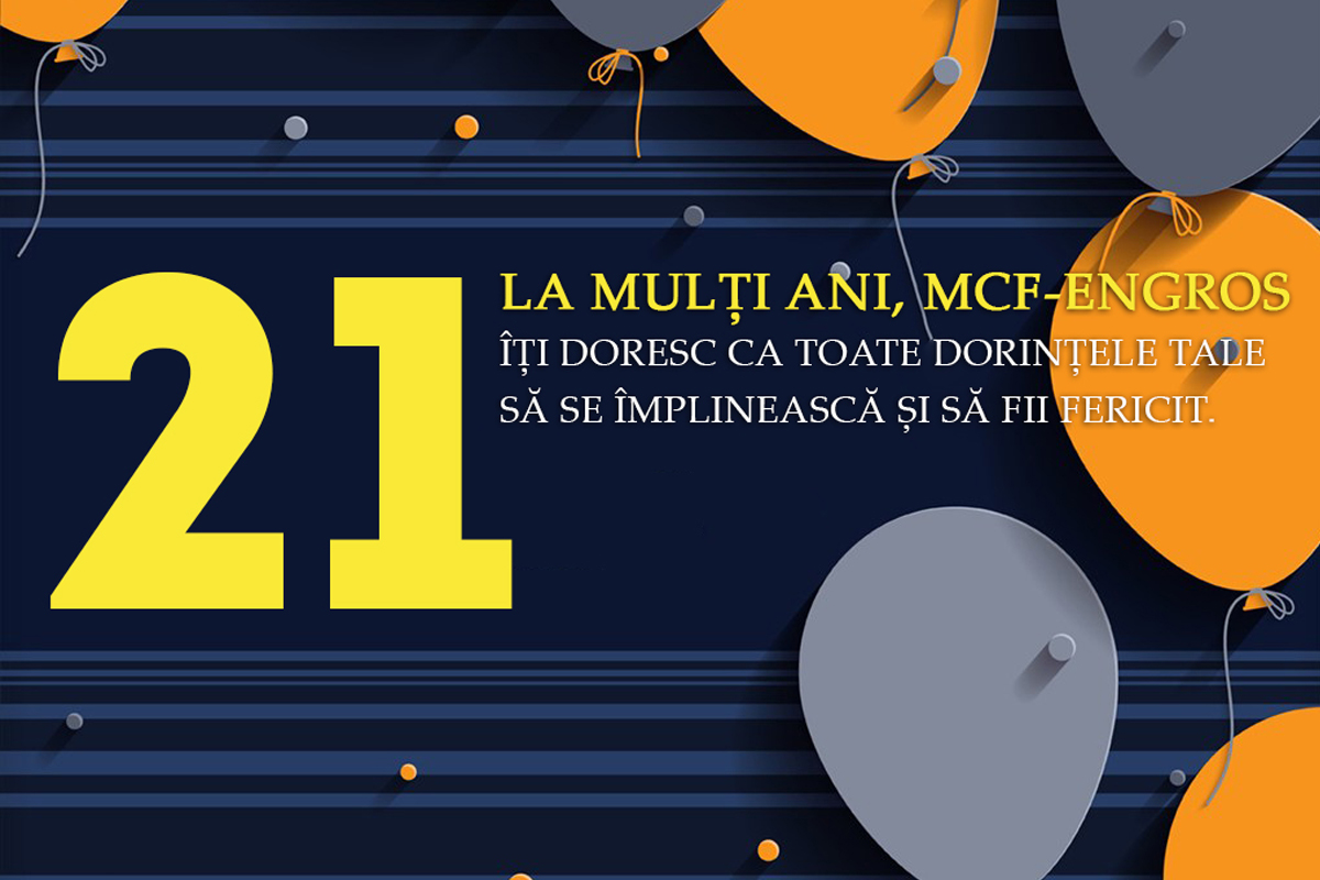 Salut, azi împlinesc 21 de ani.